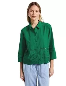 Street One Langarmblusen Street One Damen Hemdbluse mit Stickerei