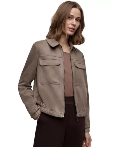 Street One Jacken Street One Damen Kurze Veloursjacke