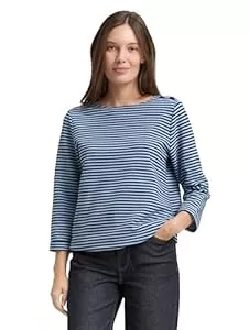 TOM TAILOR Langarmshirts Tom Tailor Damen Langarmshirt mit Knopf-Details