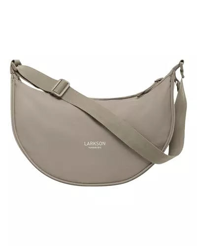 LARKSON Taschen & Rucksäcke LARKSON Crossbody Bag Damen &amp; Herren - Solveig Medium - Umhängetasche im Halbmond Style - Halbrunde Schultertasche - Moon Bag Design - Wasserabweisend