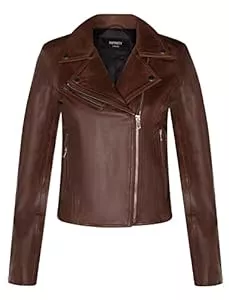 Infinity Leather Jacken Infinity Leather Damen Lederjacke Klassische Bikerjacke Aus Echtem Leder