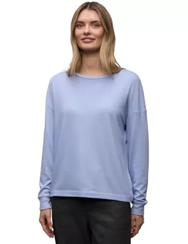 Street One Langarmshirts Damen Melange Shirt