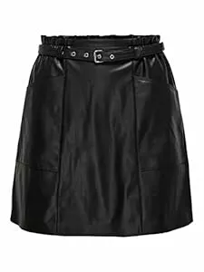 ONLY Röcke ONLY Female Kunstlederrock ONLHEIDI Minirock aus Kunstleder