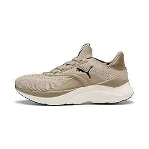 PUMA Sneaker & Sportschuhe Puma Damen Softride Mayve Running ShoesPUMA Damen Softride Mayve Laufschuhe, Warmweiß-Gold-Schwarz, 42 EU