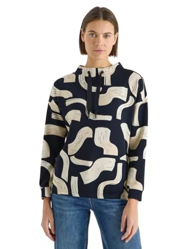 Cecil Langarmblusen Damen Gemustertes Shirt