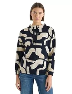 Cecil Langarmblusen Damen Gemustertes Shirt