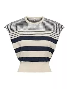 ONLY  ONLY Damen Onlmia Sl O-Neck Top Cc KNT
