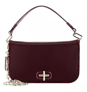 Tommy Hilfiger  Tommy Hilfiger Leather Statement Crossover Bag Burgundy