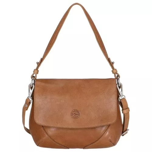 SATTLERS &amp; CO HANDCRAFTED Taschen & Rucksäcke Sattlers &amp; Co. Beuteltasche The Cowstep Fipsa | verstellbare Schultertasche | Crossbody-Tasche mit diversen Innenfächern | Damenumhängetasche mit Überschlag und Magnetverschluss