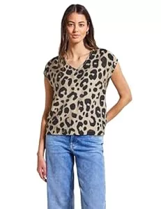 Street One  Street One Damen V-Neck Shirt mit Leo-Print