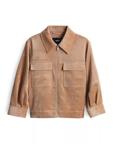 OPUS Jacken OPUS Damen Jacke | HAMONI Boxy fit Kurzjacke aus Feincord