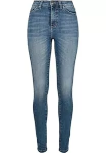 Urban Classics Jeans Urban Classics Damen Ladies High Waist Skinny Jeans