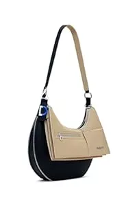 Desigual  Desigual Schultertasche Umhängetasche Delta Lyra Shoulder Bag Black schwarz
