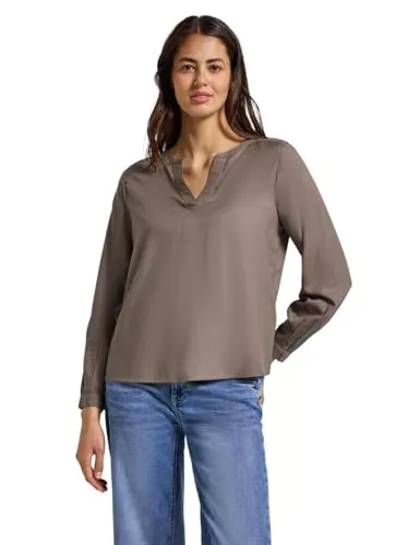 Street One Langarmblusen Street One Damen Split Neck Tunika