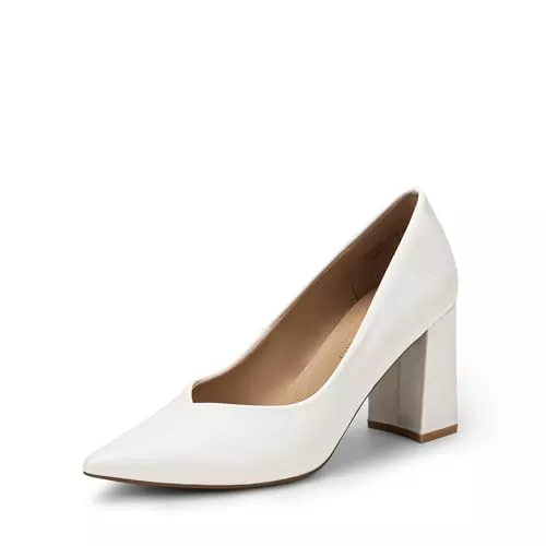 DREAM PAIRS High Heels DREAM PAIRS Damen Pumps mit hohem Blockabsatz, Party-Schuhe, elegant, zum Hineinschlüpfen