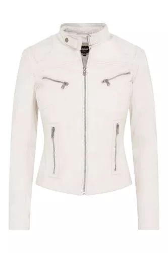 Infinity Leather Jacken Infinity Leather Damenmode, Klassische Bikerjacke Aus Echtem Leder, Schmale Passform
