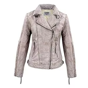 Leder24h lederwaren rund um die Uhr Jacken Damen Lederjacke leicht für Sommer, Herbst, Frühling in vielen Farben: Gelb, Blau, Rosa, Grün, Braun und Schwarz Leder24h