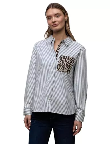 Street One Hemdblusen Street One Damen 3412672 Gestreifte Hemdbluse (1er Pack)