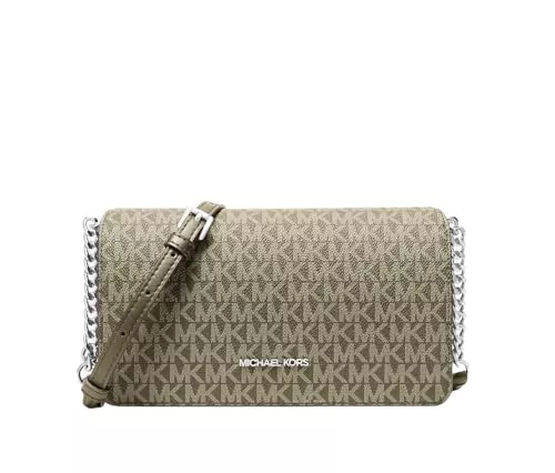 Michael Kors Taschen & Rucksäcke Michael Kors Jet Set Signature Logo Crossbody Bag Olive