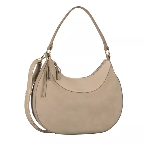 Gabor Taschen & Rucksäcke Gabor bags Selva Damen Hobo Bag Schultertasche Mittelgroß Beige