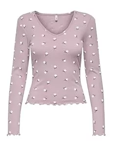 ONLY Langarmshirts ONLY Damen Onlina L/S V-Neck Top JRS Onlina L/S V-Neck Top JRS (1er Pack)