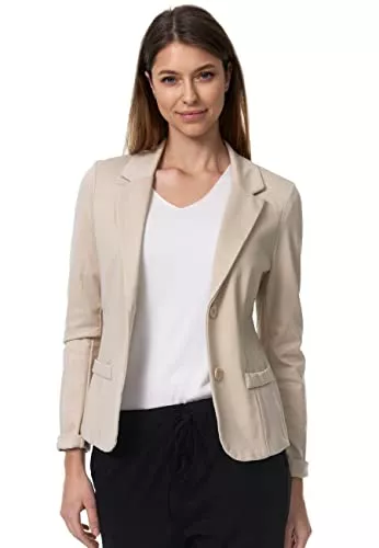 PM SELECTED Blazer PM SELECTED Damen Kurzblazer Sportliches Casual Sakko Anzug Casual Business Frauen Blazer mit Reverskragen PM11 S - XL