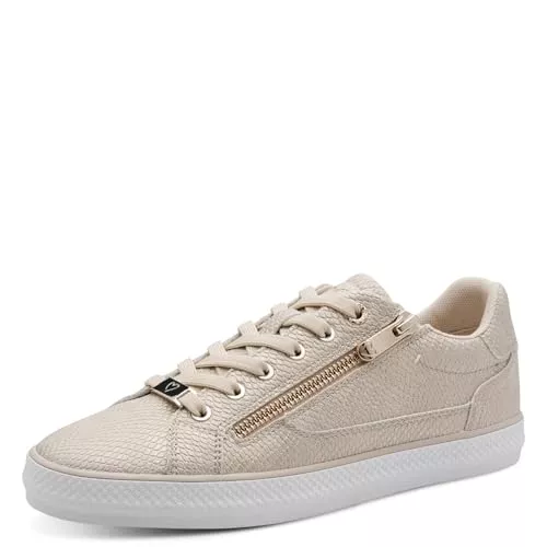 MARCO TOZZI Sneaker & Sportschuhe MARCO TOZZI Damen Sneaker Schnürung und Reißverschluss Modern