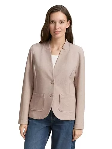 TOM TAILOR Blazer Tom Tailor Damen Basic Ottoman Blazer mit Taschen