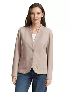TOM TAILOR Blazer Tom Tailor Damen Basic Ottoman Blazer mit Taschen