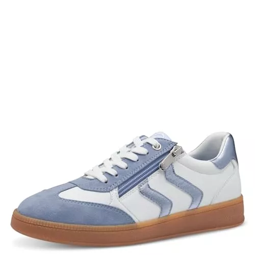 MARCO TOZZI Sneaker & Sportschuhe Marco Tozzi Damen Sneaker weiches Feel Me Wechselfußbett weiches Innenfutter Vegan Modern