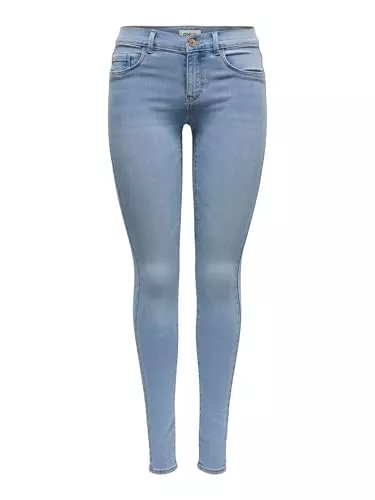 ONLY Jeans ONLY ONLRAIN REG Skinny DNM NOOS Frauen Jeans blau Basics, Streetwear