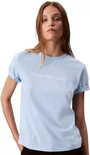Calvin Klein T-Shirts Calvin Klein Damen T-Shirt Kurzarm Logo Classic Regular Fit