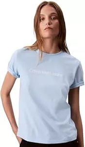 Calvin Klein T-Shirts Calvin Klein Damen T-Shirt Kurzarm Logo Classic Regular Fit