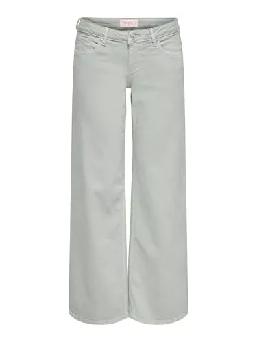 ONLY Jeans ONLY Female Jeans mit weitem Bein ONLJUDY Niedrige Taille Gerade geschnitten Jeans