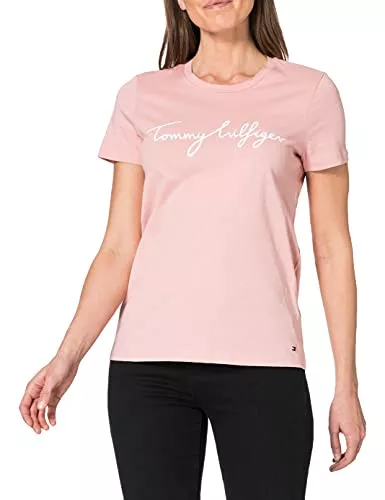 Tommy Hilfiger T-Shirts Tommy Hilfiger Damen Crew Neck Graphic Tee T-Shirt