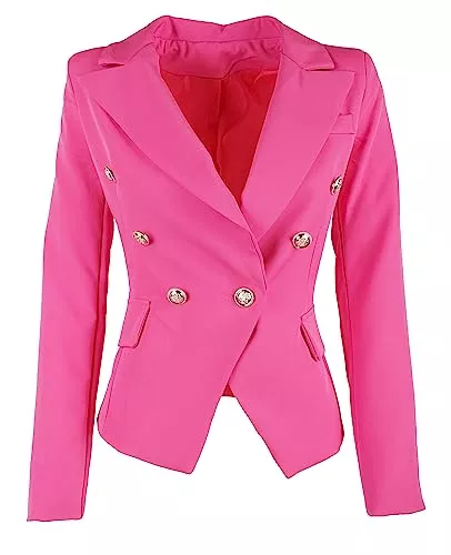 Zeralda Fashion Blazer Zeralda Fashion Damen taillierter Blazer Jacke eleganter Business Look Langarm Anzugjacke Made in Italy