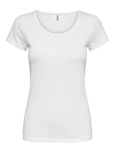 ONLY T-Shirts ONLY Damen Onllive Love S/S O-Neck Top JRS Blouse (1er Pack)