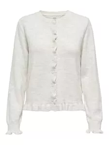 JDY Strickjacken JDY Damen Jdyletty L/S On Frill Cardigan KNT Noos Jdyletty L/S On Frill Cardigan KNT Noos (1er Pack)