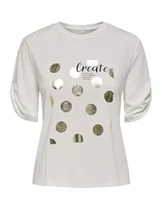 ONLY T-Shirts ONLY Damen Onlfree Life S/S Create Top Box JRS Onlfree Life S/S Create Top Box JRS (1er Pack)
