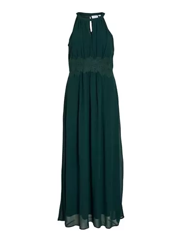Vila Cocktail Vila Damen Vimilina Halterneck Maxi Dress - Noos Abendkleid (1er Pack)
