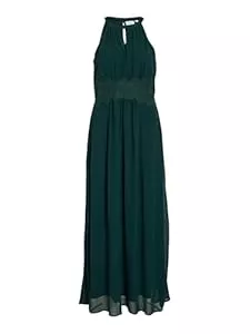 Vila Cocktail Vila Damen Vimilina Halterneck Maxi Dress - Noos Abendkleid (1er Pack)