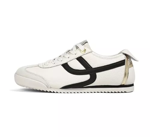 LUCKY STEP Sneaker & Sportschuhe LUCKY STEP Damen Leichte Sneakers Retro - Flexibler Dünnsohlen-Design &amp; Atmungsaktives Mesh, Freizeitschuhe für Stadtspaziergänge und Fitness