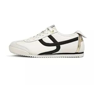 LUCKY STEP  LUCKY STEP Damen Leichte Sneakers Retro - Flexibler Dünnsohlen-Design &amp; Atmungsaktives Mesh, Freizeitschuhe für Stadtspaziergänge und Fitness