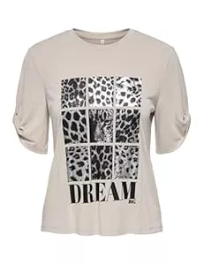 ONLY T-Shirts ONLY Damen Onlfree Life S/S Create Top Box JRS Onlfree Life S/S Create Top Box JRS (1er Pack)