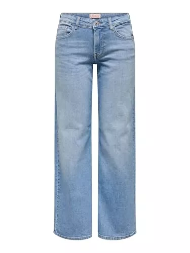 ONLY Jeans ONLY Female Jeans mit weitem Bein ONLJULLES Niedrige Taille Weiter Beinschnitt Jeans