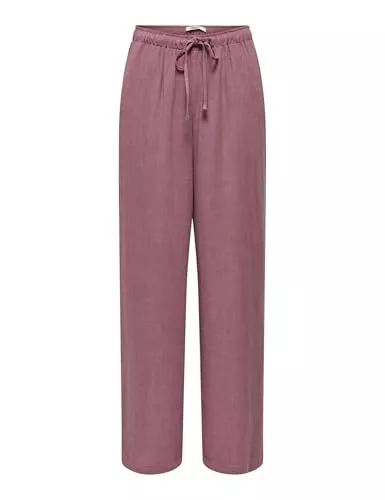 ONLY Hosen ONLY Female Hose ONLSIESTA Gerade geschnitten Leinen Hose