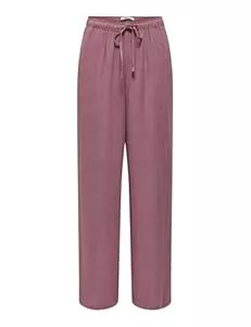 ONLY Hosen ONLY Female Hose ONLSIESTA Gerade geschnitten Leinen Hose