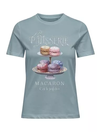 ONLY T-Shirts ONLY Damen Onlkaren Reg S/S Dessert Top Box JRS