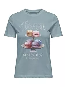 ONLY T-Shirts ONLY Damen Onlkaren Reg S/S Dessert Top Box JRS