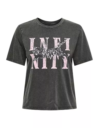 ONLY T-Shirts ONLY Damen Onllucy Life S/S Tigers Top Box JRS
